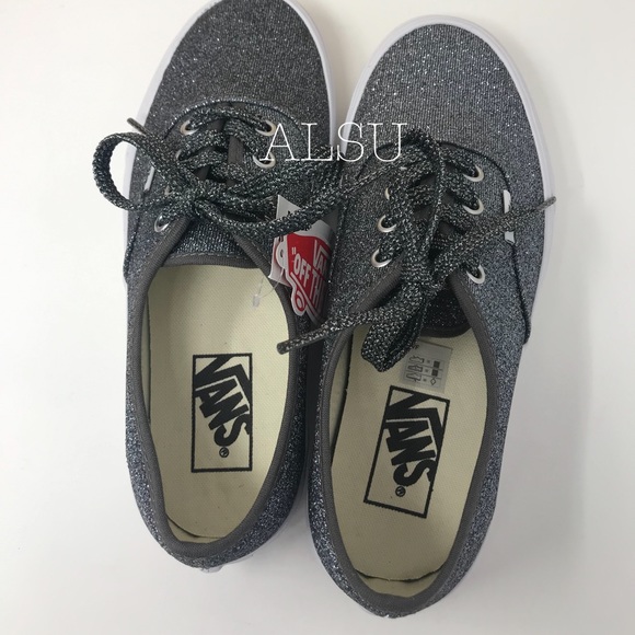 VANS Authentic Lurex Glitter Black W AUTHENTIC - Picture 7 of 8